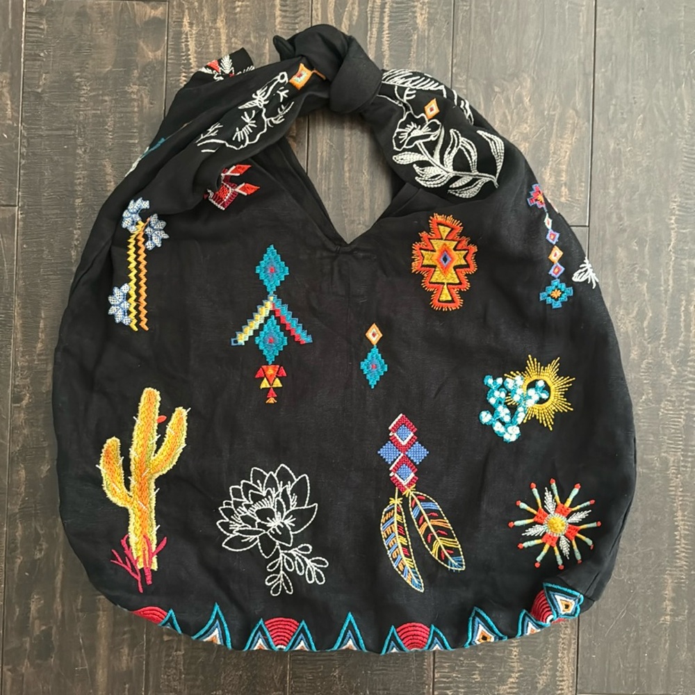 Johnny Was Linen Tote